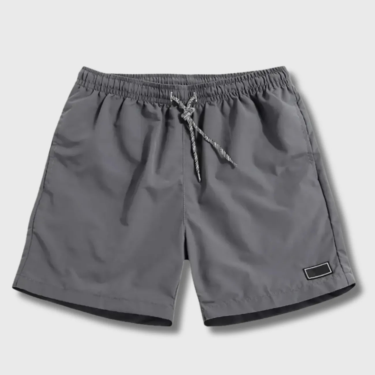 Short de Randonnée Homme Léger en Polyester, Séchage Rapide avec Taille Élastiquée à Cordon