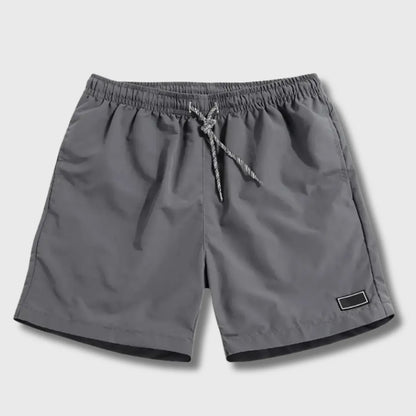 Short de Randonnée Homme Léger en Polyester, Séchage Rapide avec Taille Élastiquée à Cordon
