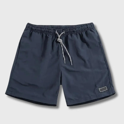 Short de Randonnée Homme Léger en Polyester, Séchage Rapide avec Taille Élastiquée à Cordon