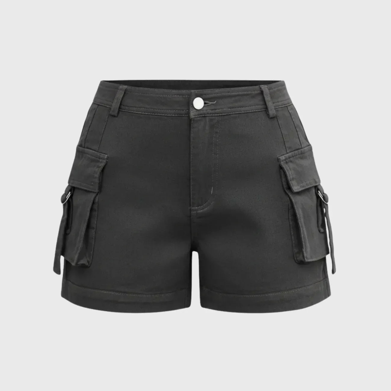 Short Cargo de Randonnée Femme Léger avec Poches pour Marche et Plein Air