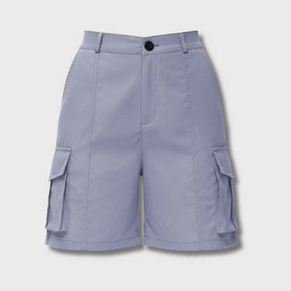 Short Cargo de Trekking Femme Léger et Respirant pour Randonnée et Plein Air