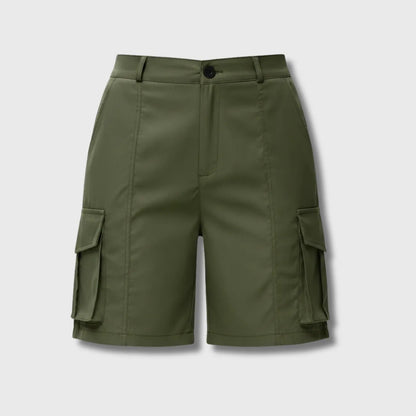 Short Cargo de Trekking Femme Léger et Respirant pour Randonnée et Plein Air