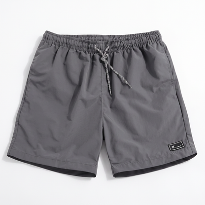 Short de Randonnée Homme Léger en Polyester, Séchage Rapide avec Taille Élastiquée à Cordon