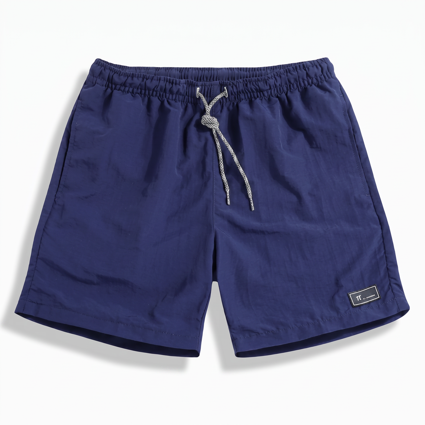 Short de Randonnée Homme Léger en Polyester, Séchage Rapide avec Taille Élastiquée à Cordon