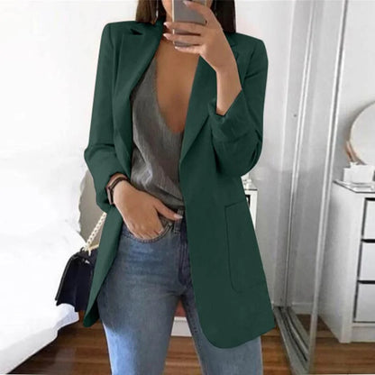 Sophie – Blazer long tailleur élégant pour femme