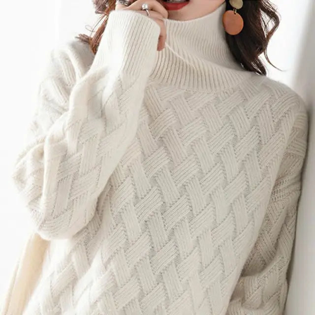 Sophie Doux et Chic Pull Col Roulé