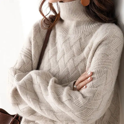 Sophie Doux et Chic Pull Col Roulé
