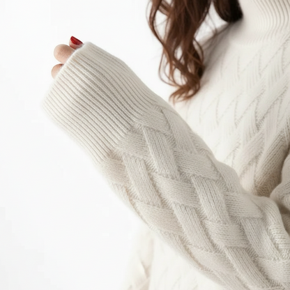 Sophie Doux et Chic Pull Col Roulé