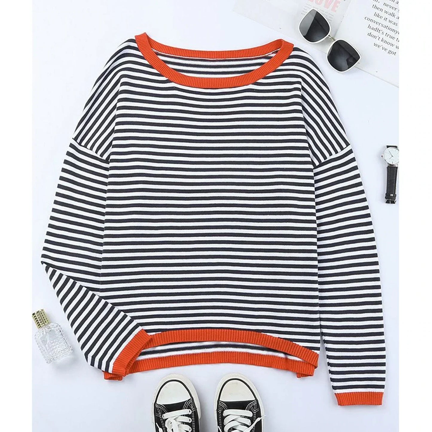 Sophie Soft and Elegant Striped T-shirt