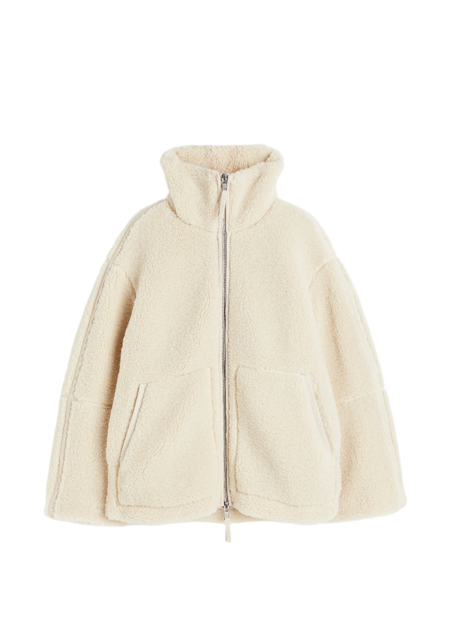 Sophie – Soft sherpa fleece jacket elegant and comfortable