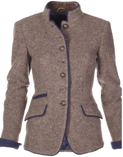 Sophie – Élégant Blazer en Laine Mélangée