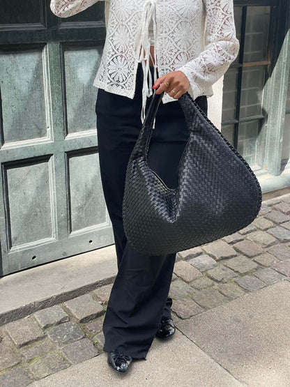 Sophie Élégant Sac Hobo Tressé