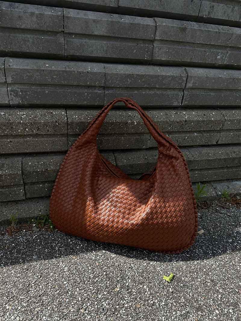 Sophie Élégant Sac Hobo Tressé