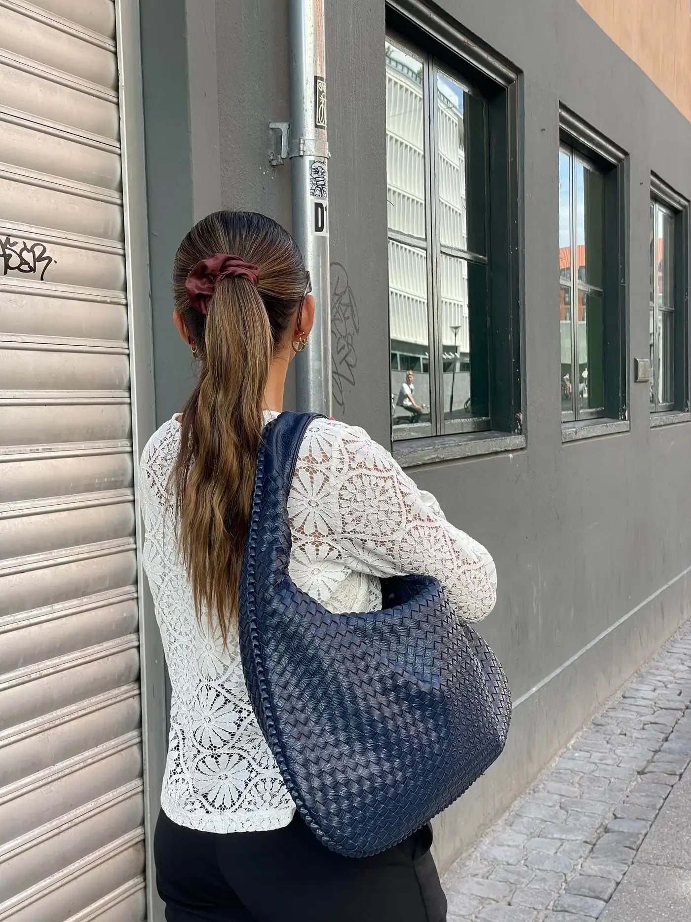 Sophie Élégant Sac Hobo Tressé