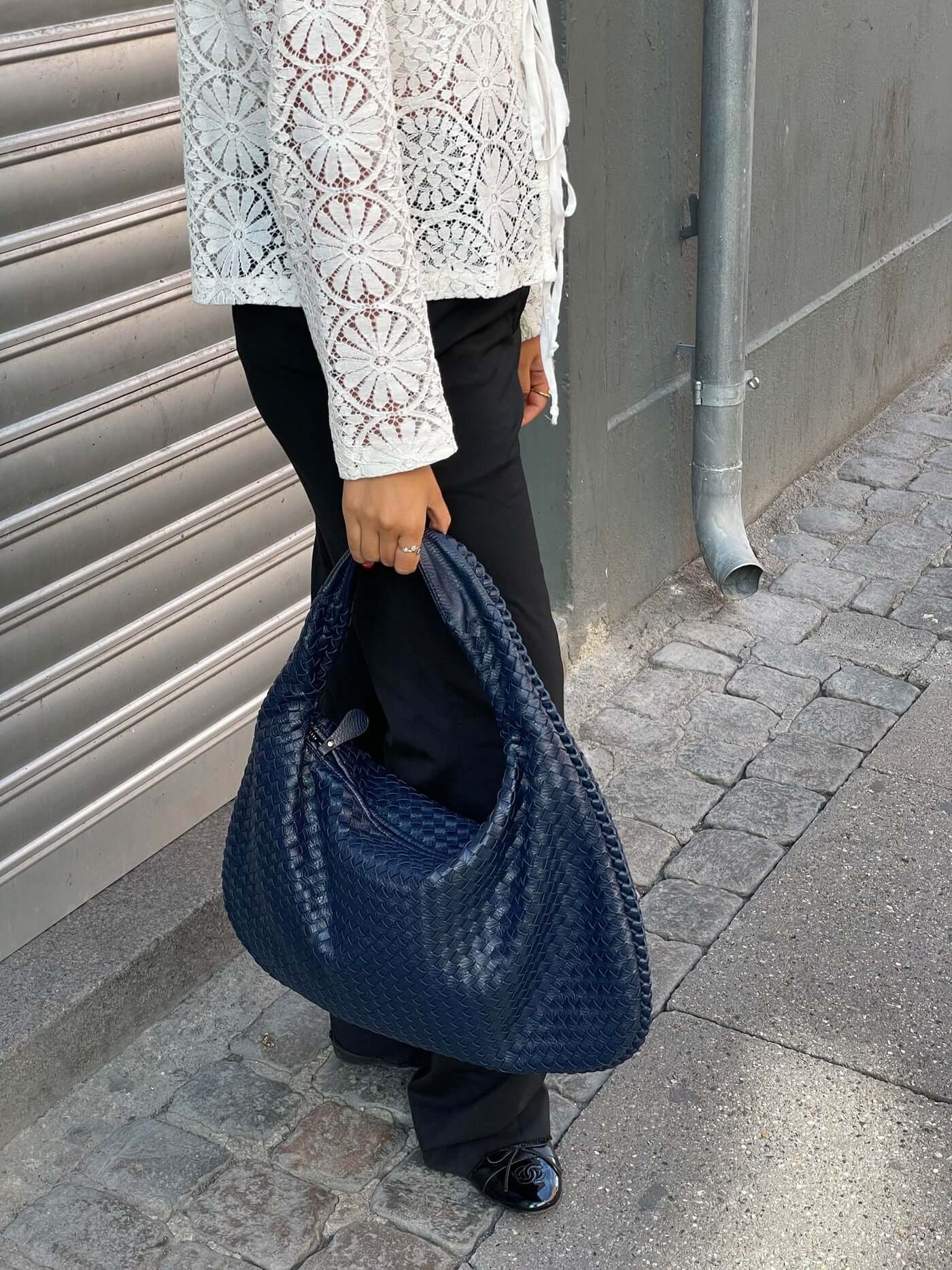 Sophie Élégant Sac Hobo Tressé