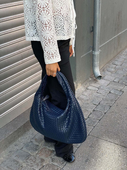 Sophie Élégant Sac Hobo Tressé