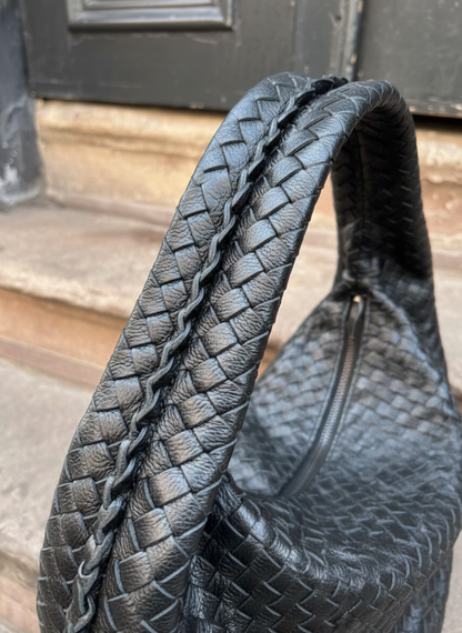 Sophie Élégant Sac Hobo Tressé