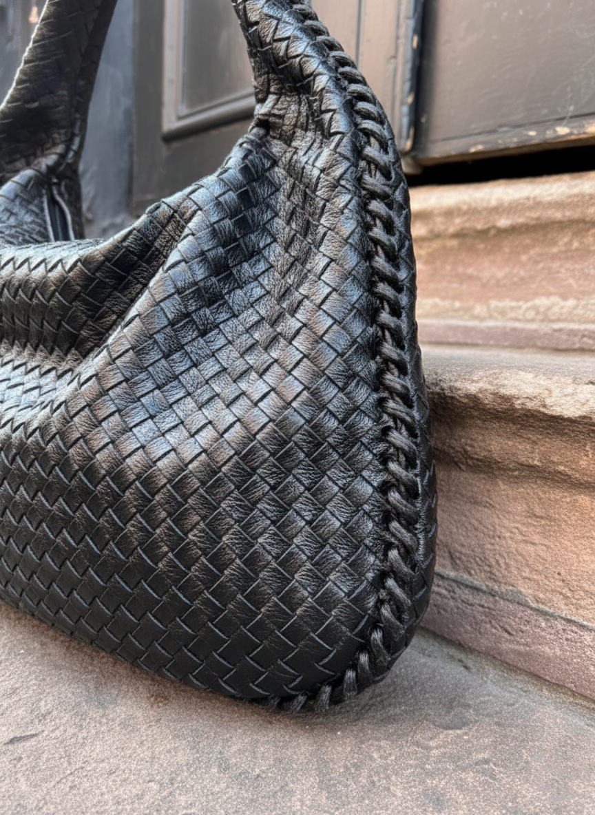 Sophie Élégant Sac Hobo Tressé