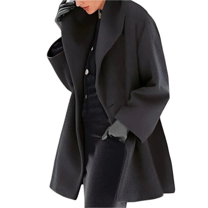 Sophie – Elegant winter coat with hood for women