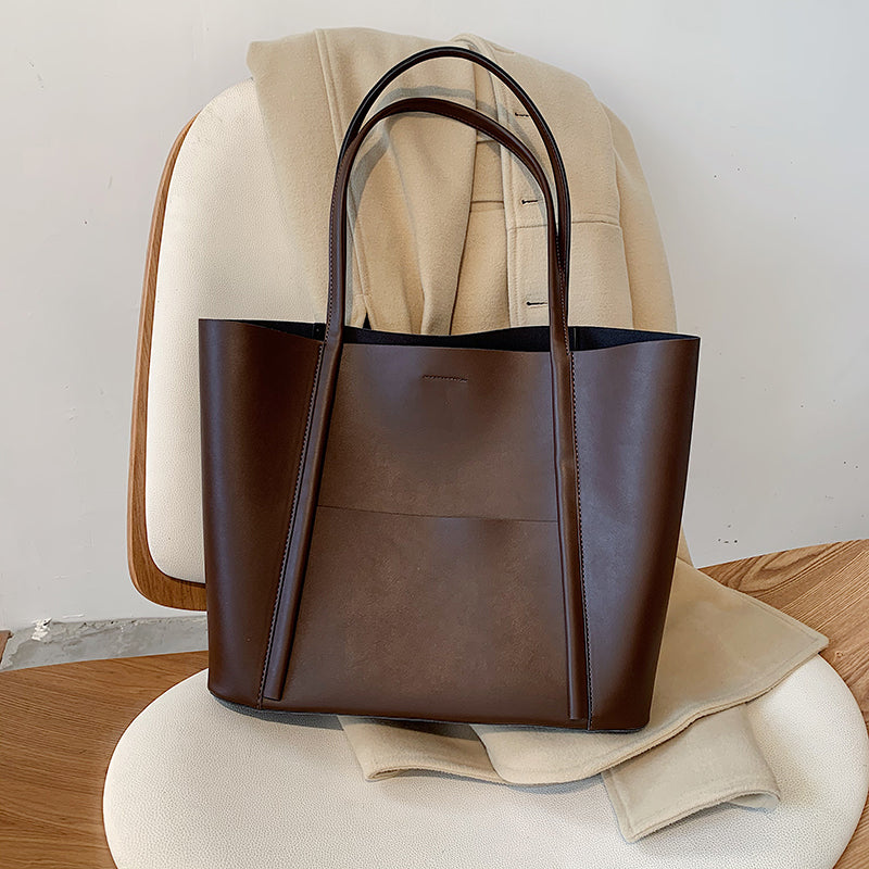 Sophie Élégante Cabas en Cuir Souple