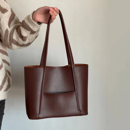 Sophie Élégante Cabas en Cuir Souple