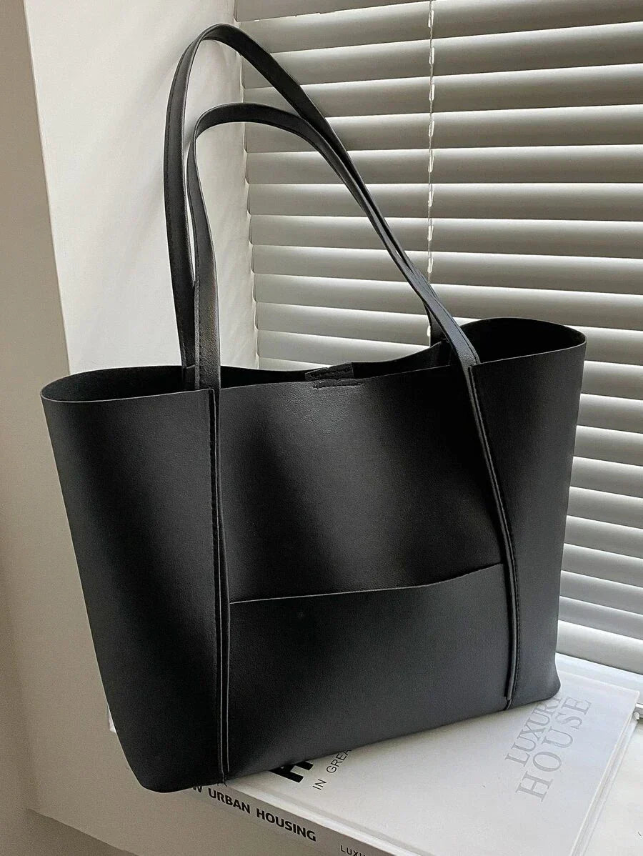 Sophie Élégante Cabas en Cuir Souple