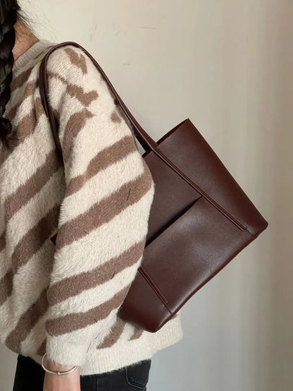 Sophie Élégante Cabas en Cuir Souple