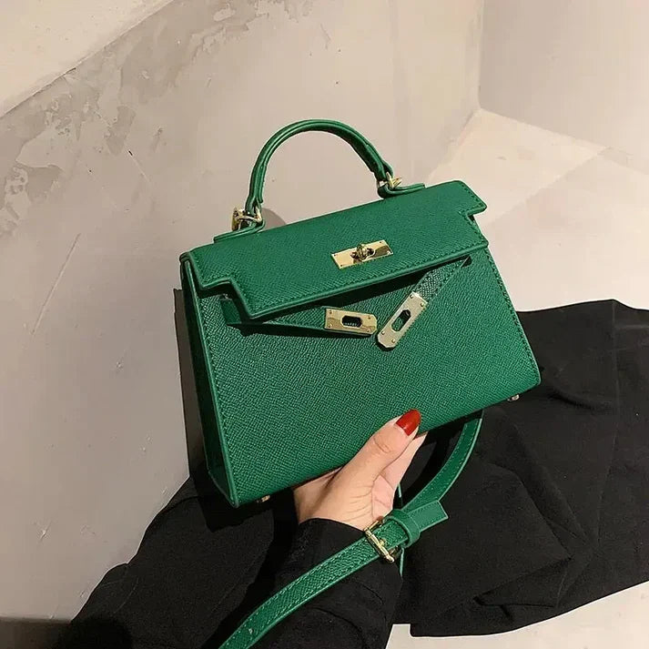 Sophie Élégante Mini Sac à Main avec Fermeture Dorée