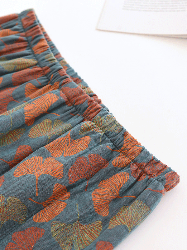 Sophie Élégante Pyjama Set en Crêpe à Fleurs Vintage