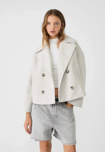 Sophie – Élégante Veste Croisée Courte