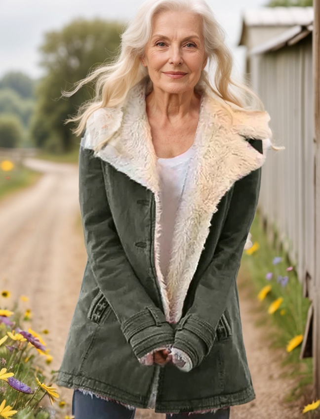 Sophie – Élégante veste chaude à col tailleur pour l’hiver