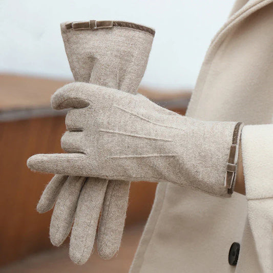 Sophie – Elegant Winter Gloves in Soft Cashmere Touchscreen