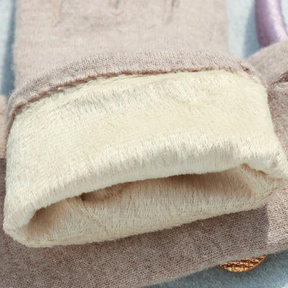 Sophie – Elegant Winter Gloves in Soft Cashmere Touchscreen