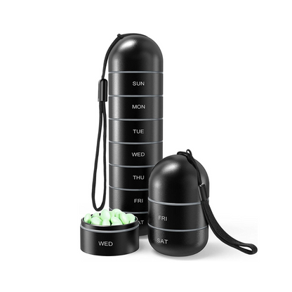 Boîte de Rangement pour Compléments - Pilulier Étanche