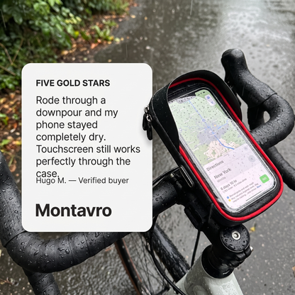 360° Rotatable Waterproof Phone Holder for Bicycle