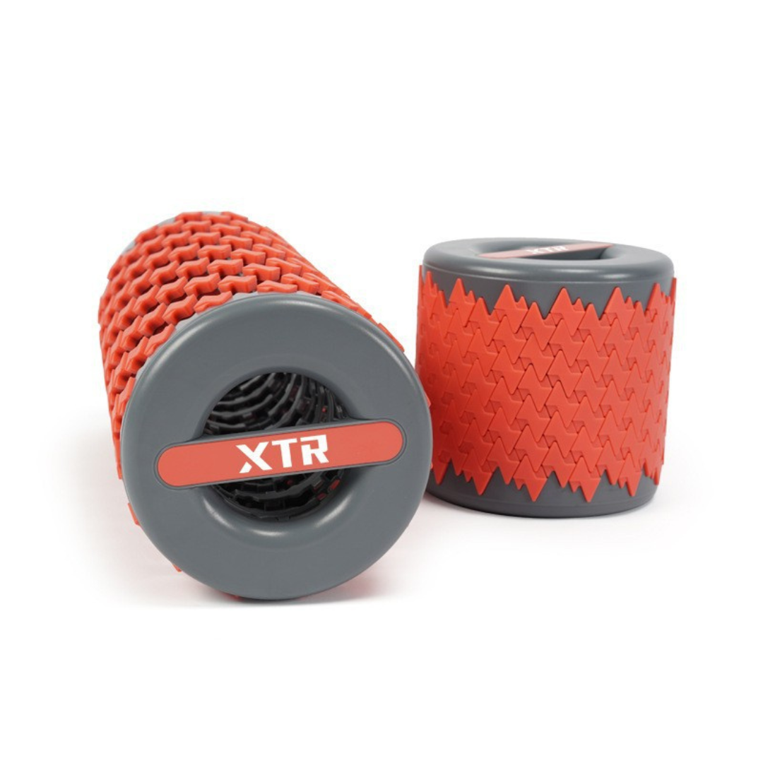 Uttrekkbar foam roller for muskelmassasje og restitusjon