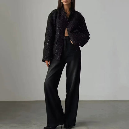 Shiny Sequin Jacket