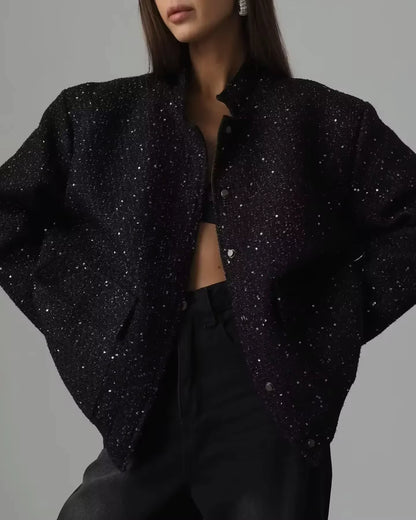 Shiny Sequin Jacket