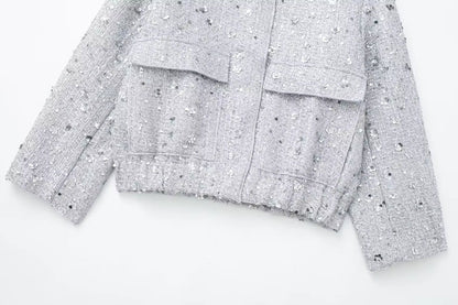 Shiny Sequin Jacket