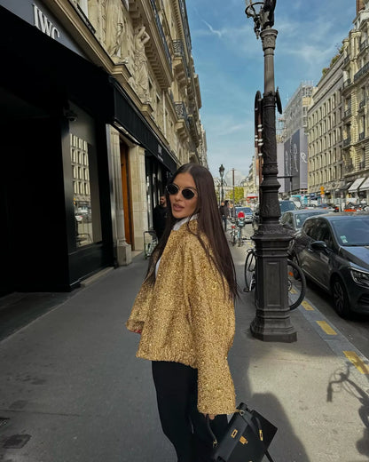 Shiny Sequin Jacket