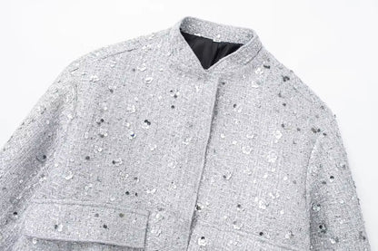 Shiny Sequin Jacket