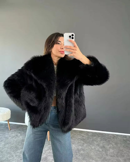 Chic Jacket in Soft Hair