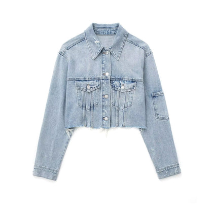 Short Jacket with Fringe