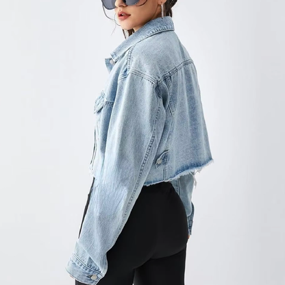Short Jacket with Fringe