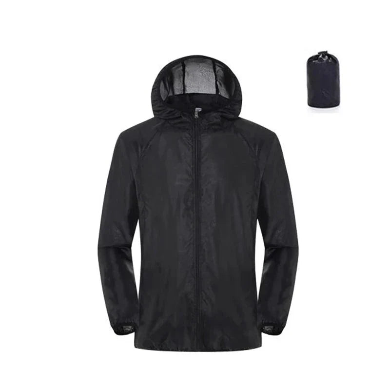 Veste De Randonnée Imperméable Et Coupe-Vent Légère Homme Et Femme
