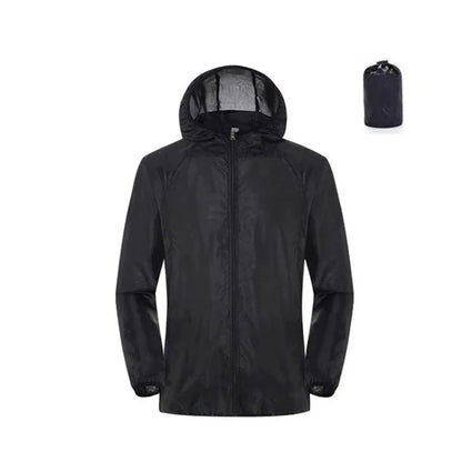 Veste De Randonnée Imperméable Et Coupe-Vent Légère Homme Et Femme