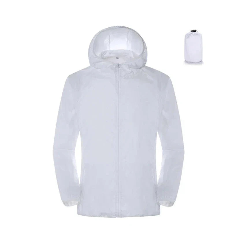 Veste De Randonnée Imperméable Et Coupe-Vent Légère Homme Et Femme
