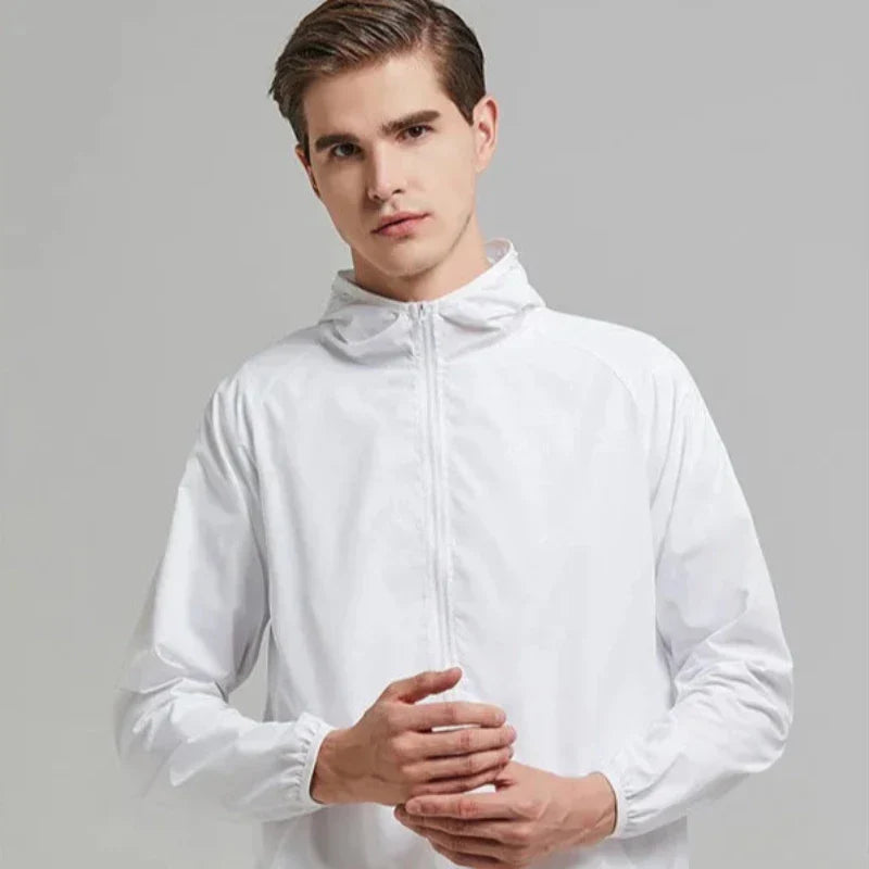 Veste De Randonnée Imperméable Et Coupe-Vent Légère Homme Et Femme