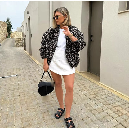 Women's Leopard Jacket