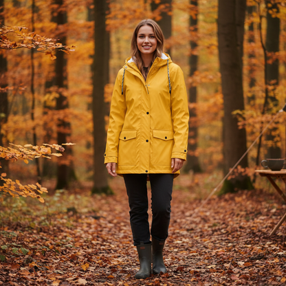 Women's Waterproof and Windproof Jacket with Hood